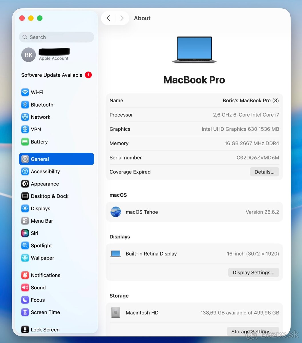 MacBook Pro 16” (2019) - 13