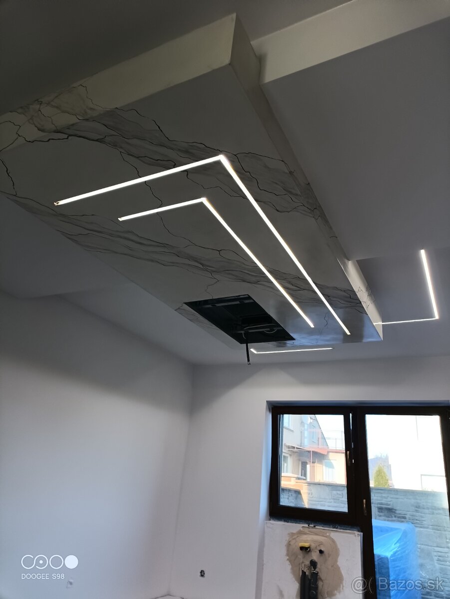 Dekoračné omietky, strojové maľovanie interiérov - 13