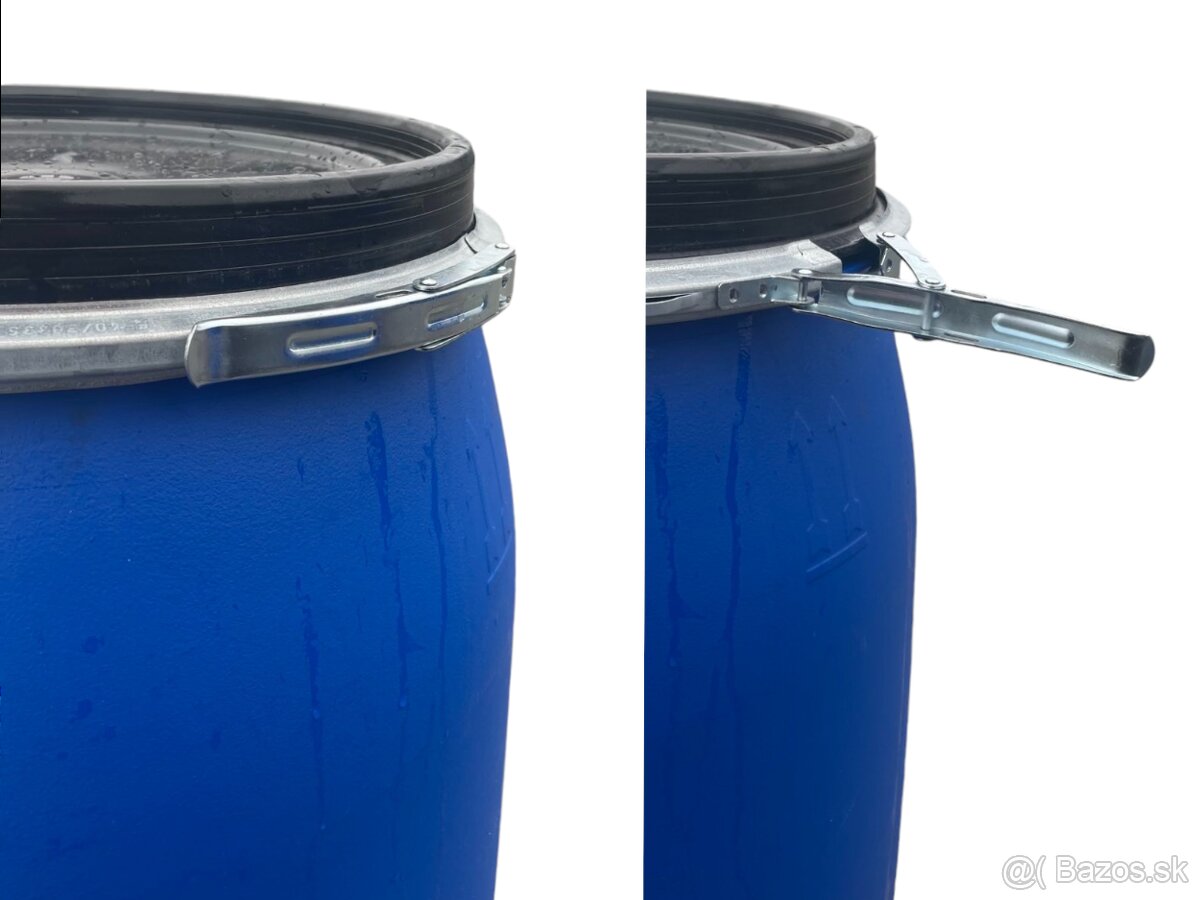 Potravinárske plastové sudy 150l ibc - 13