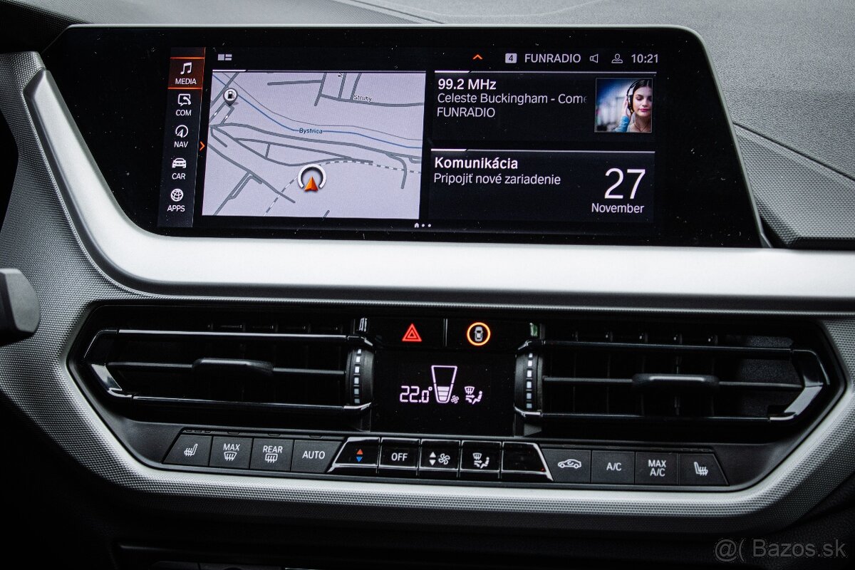 BMW 116d Automat, Black Edit, LED svetlá, R18 ALU, DPH - 13