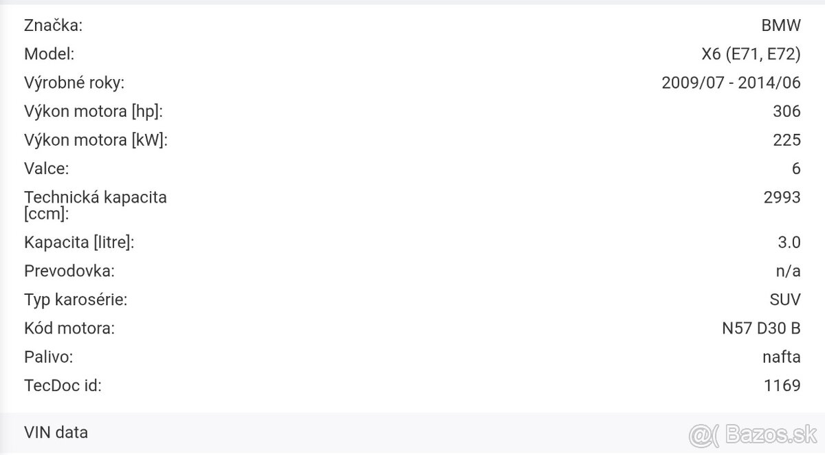 Predam alebo rozpredám bmw x6 40d 2012 A/T8 bez spz - 13