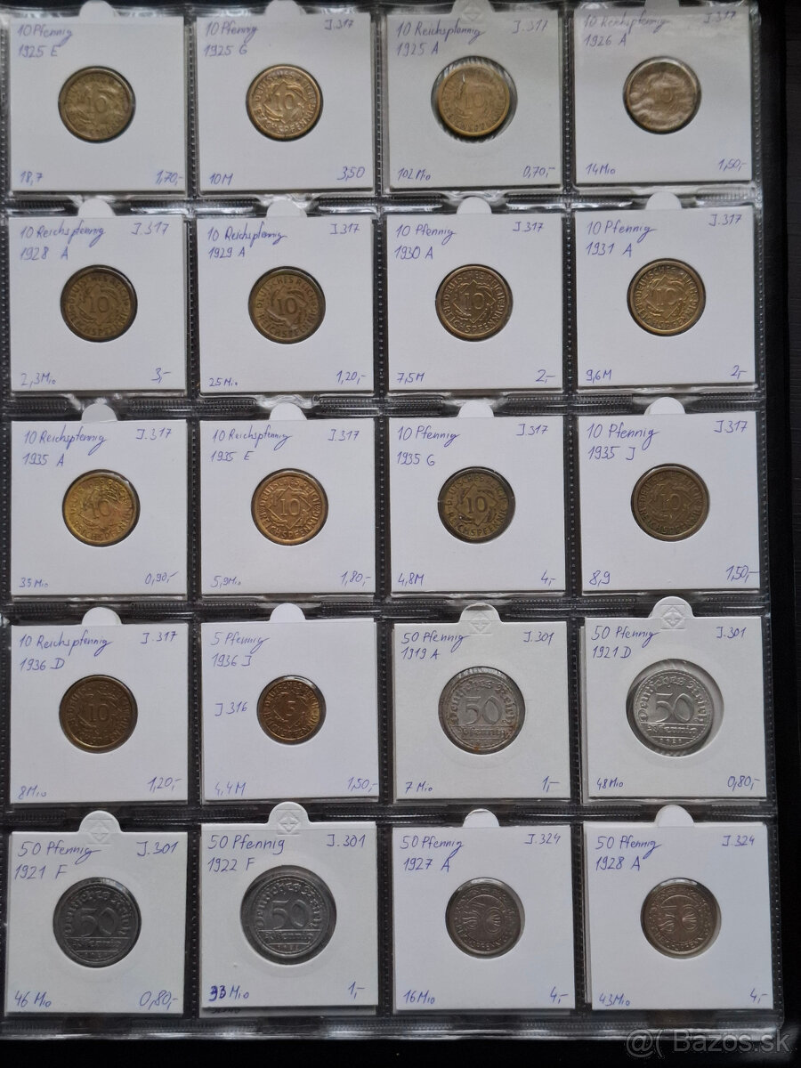 mince Nemecko - Weimarska Republika - 13