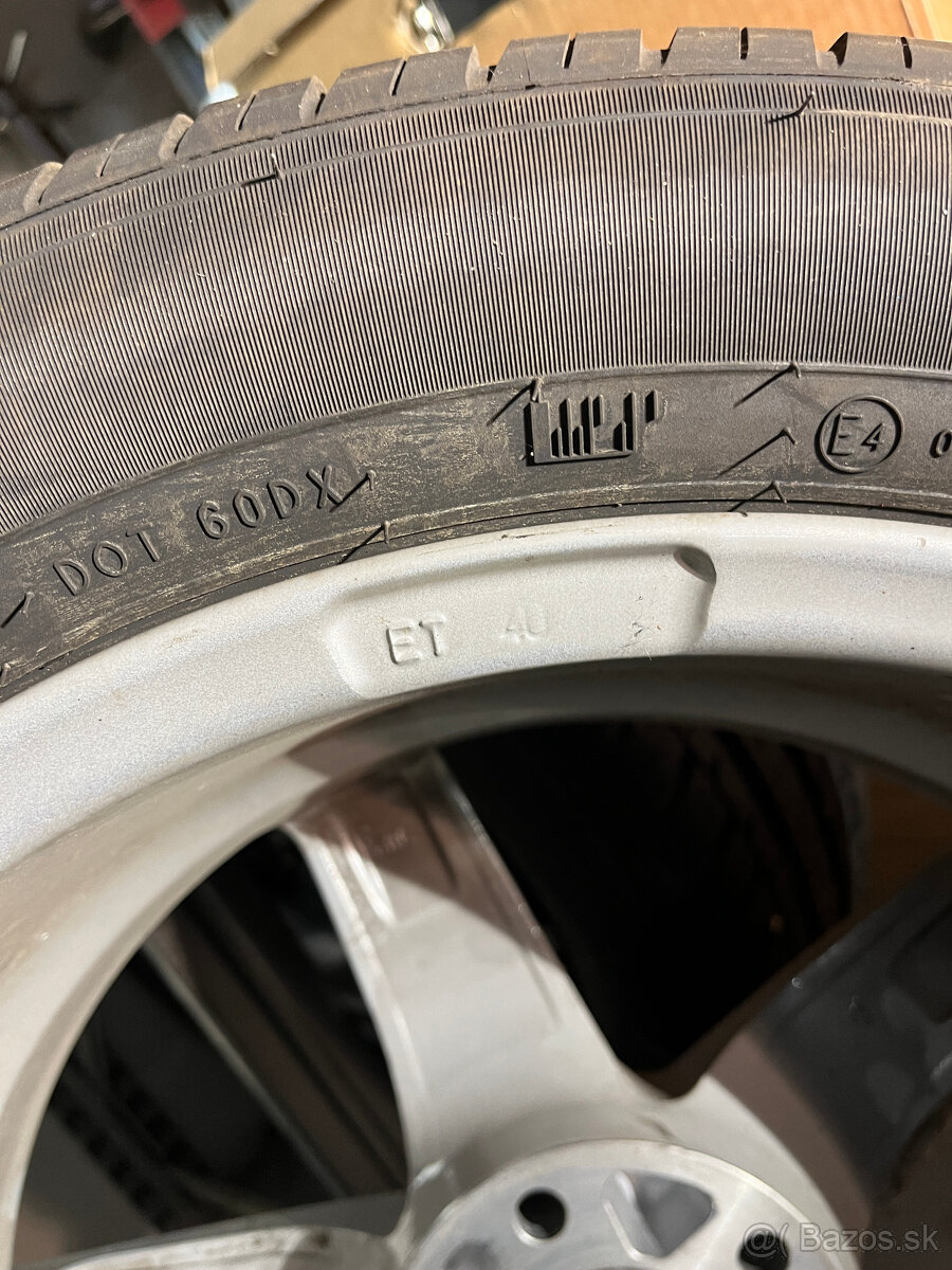 Predám koleso 225/50/R17 na disku 7Jx17H2 - 13