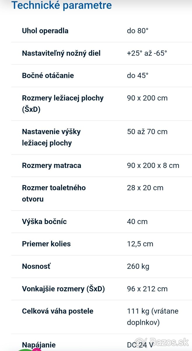 Elektrická polohovacia posteľ - 13