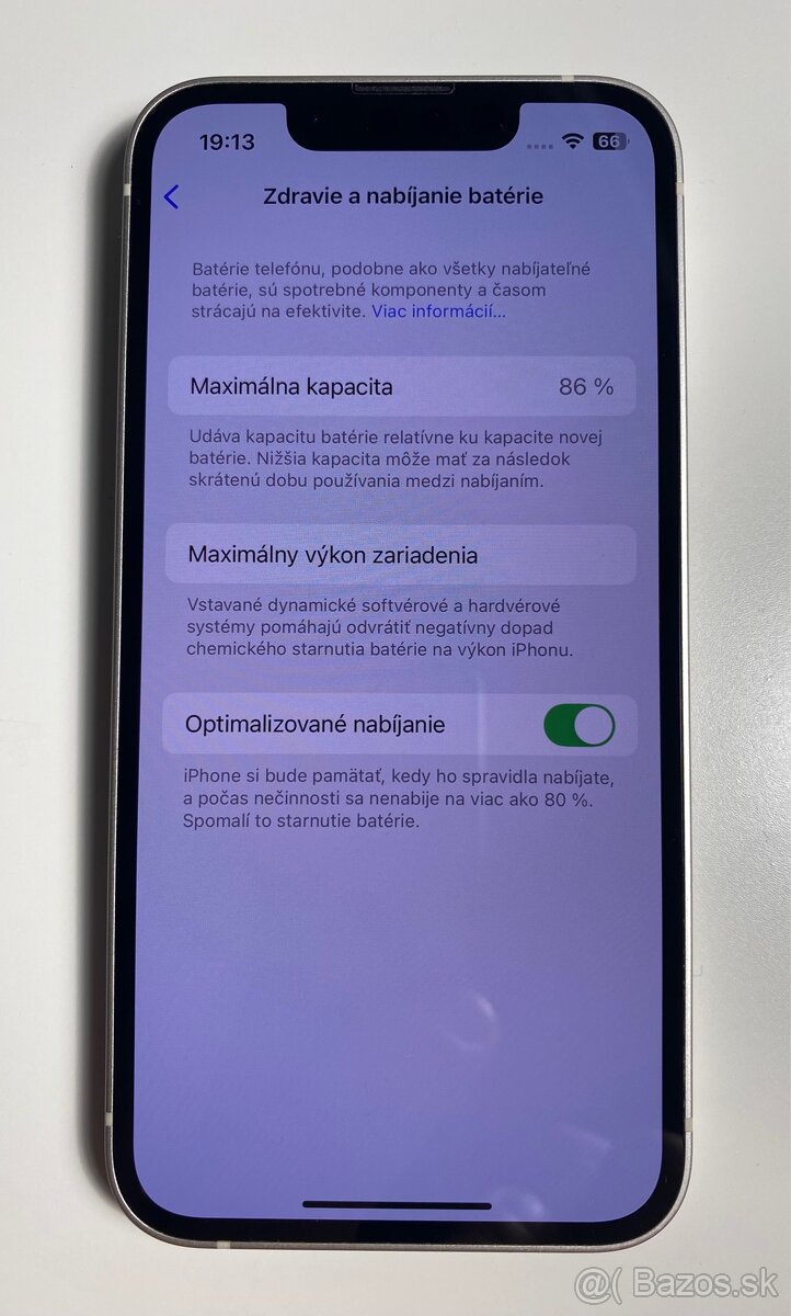 iPhone 13 mini, batéria 86% - 13