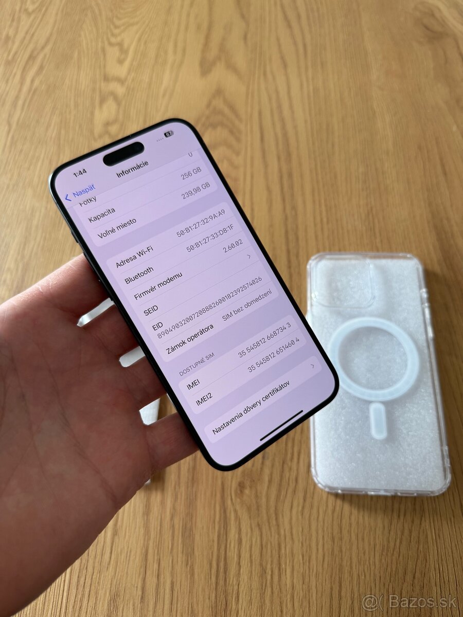 iPhone 15 Pro Max 256 gb Black Titanium v záruke - 13