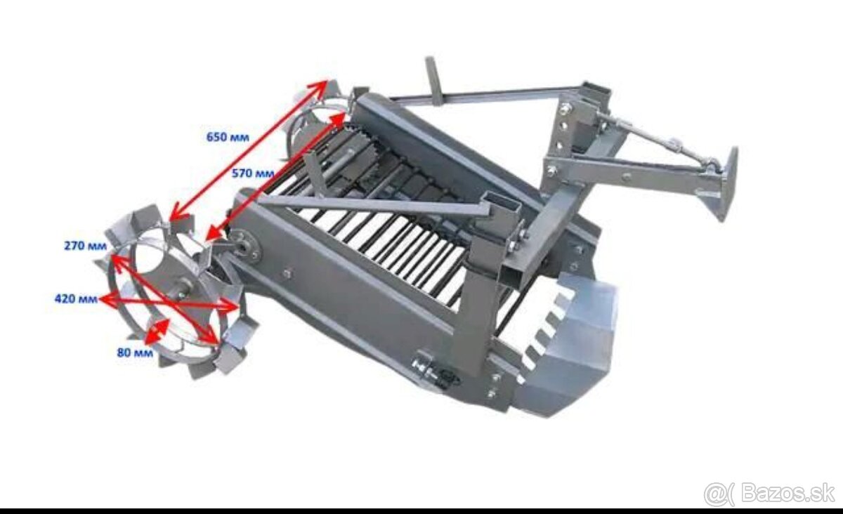 Jednoradový vyorávač zemiakov s dopravníkom - 13