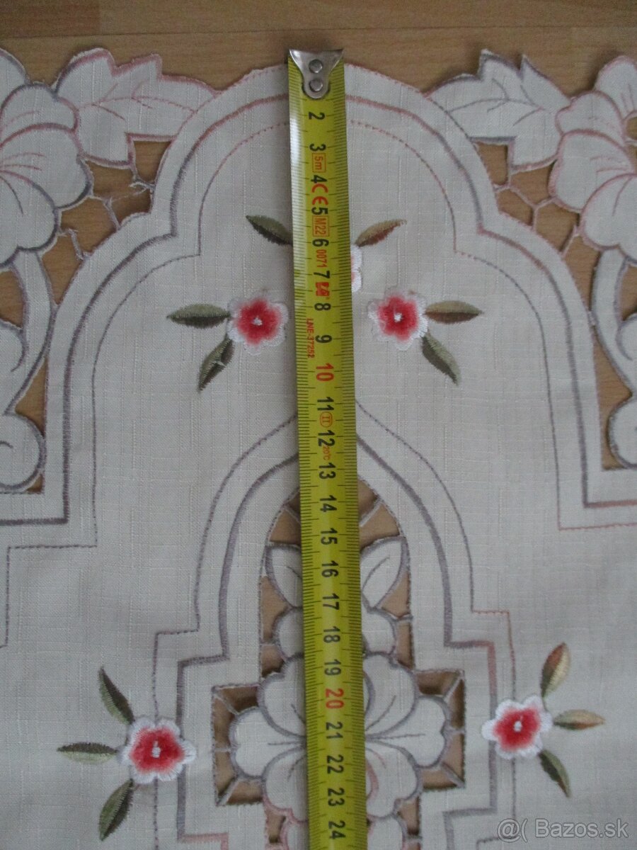 2 starožitné vyšívané dečky - obrusy / 43 / - 13