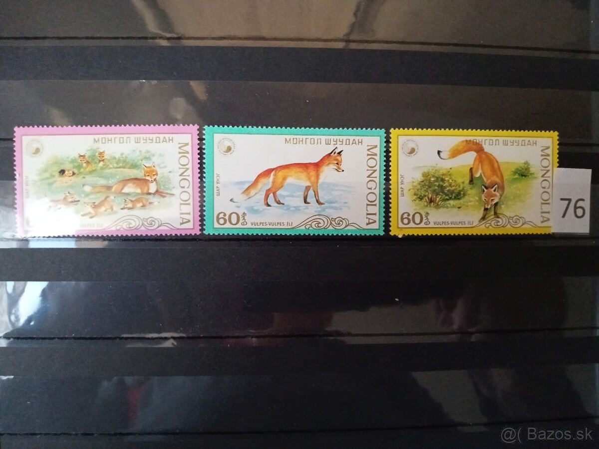 Poštové známky č.490 - ÁZIA IV. - 20 ks sérií - 13