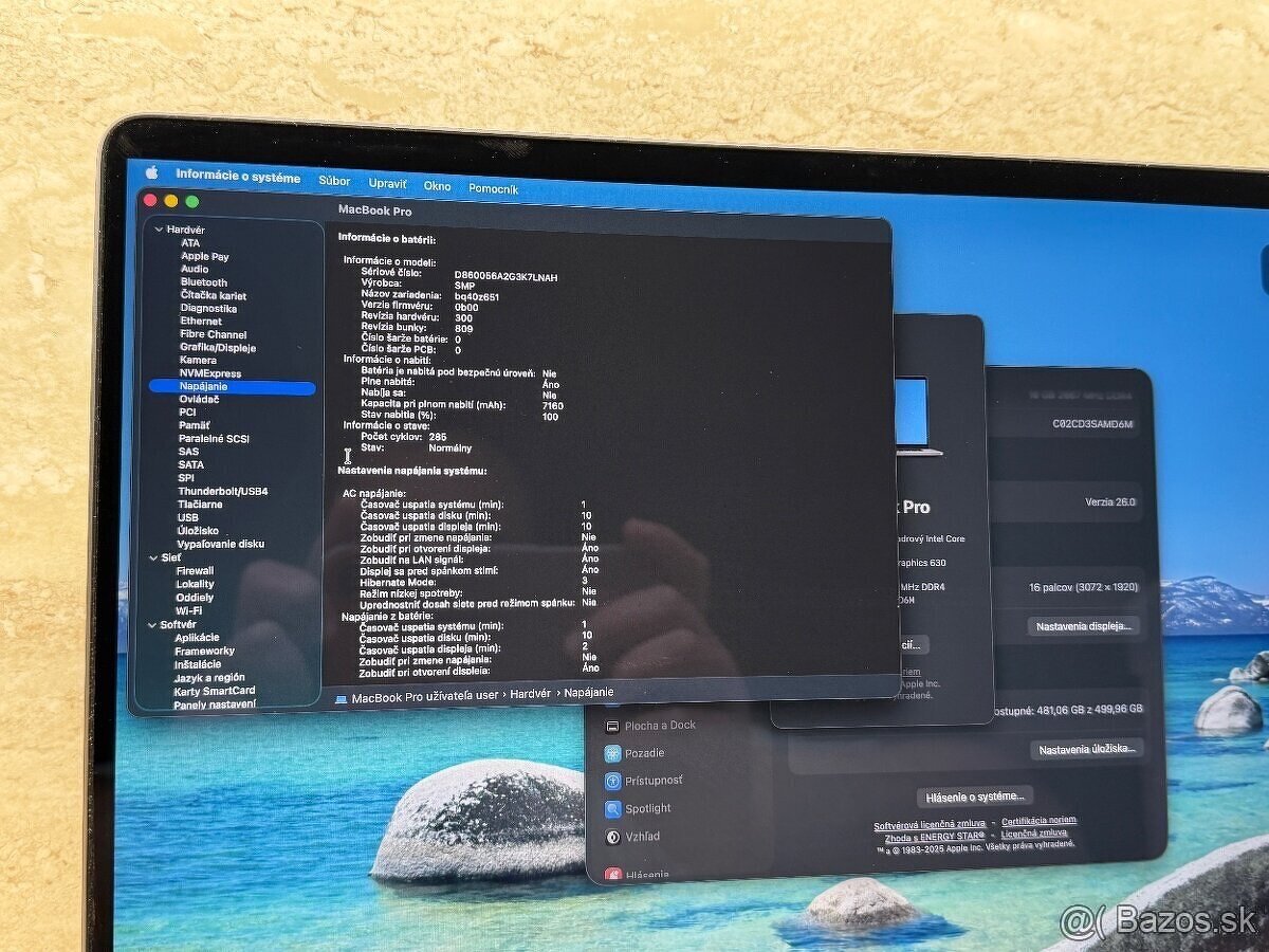 Apple MacBook Pro 16" 2019 i7 6C/ 16GB RAM/ 512GB - 13