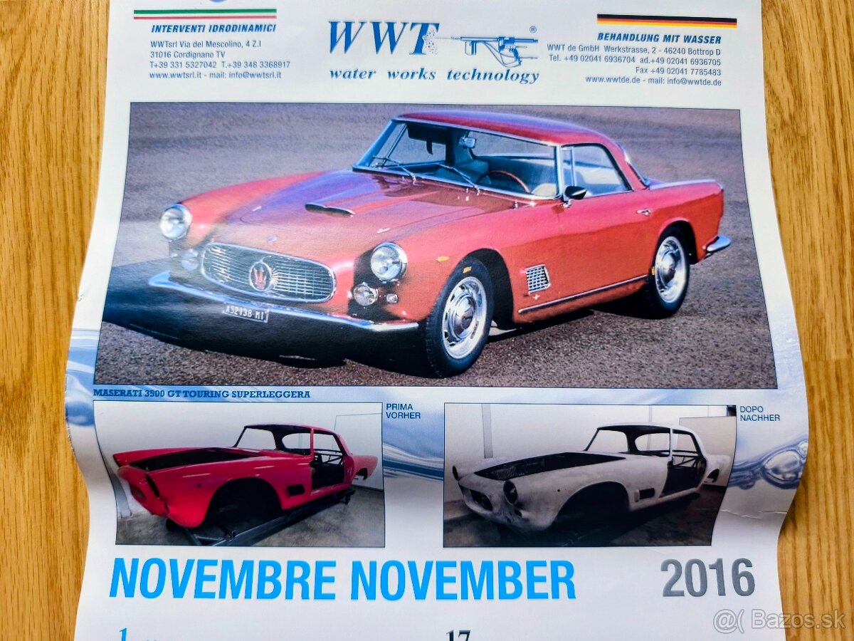 talianske nástenné kalendáre 2016 - 13