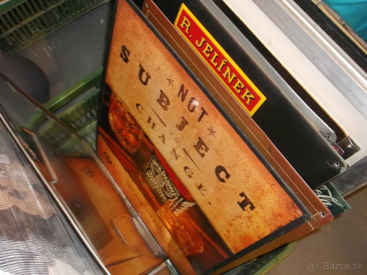 Predám plechové cedule a barové gumy - 13