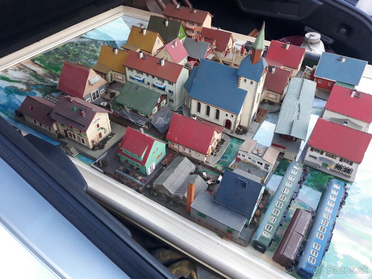 Modelová železnica-domčeky...TT...1:120... - 13