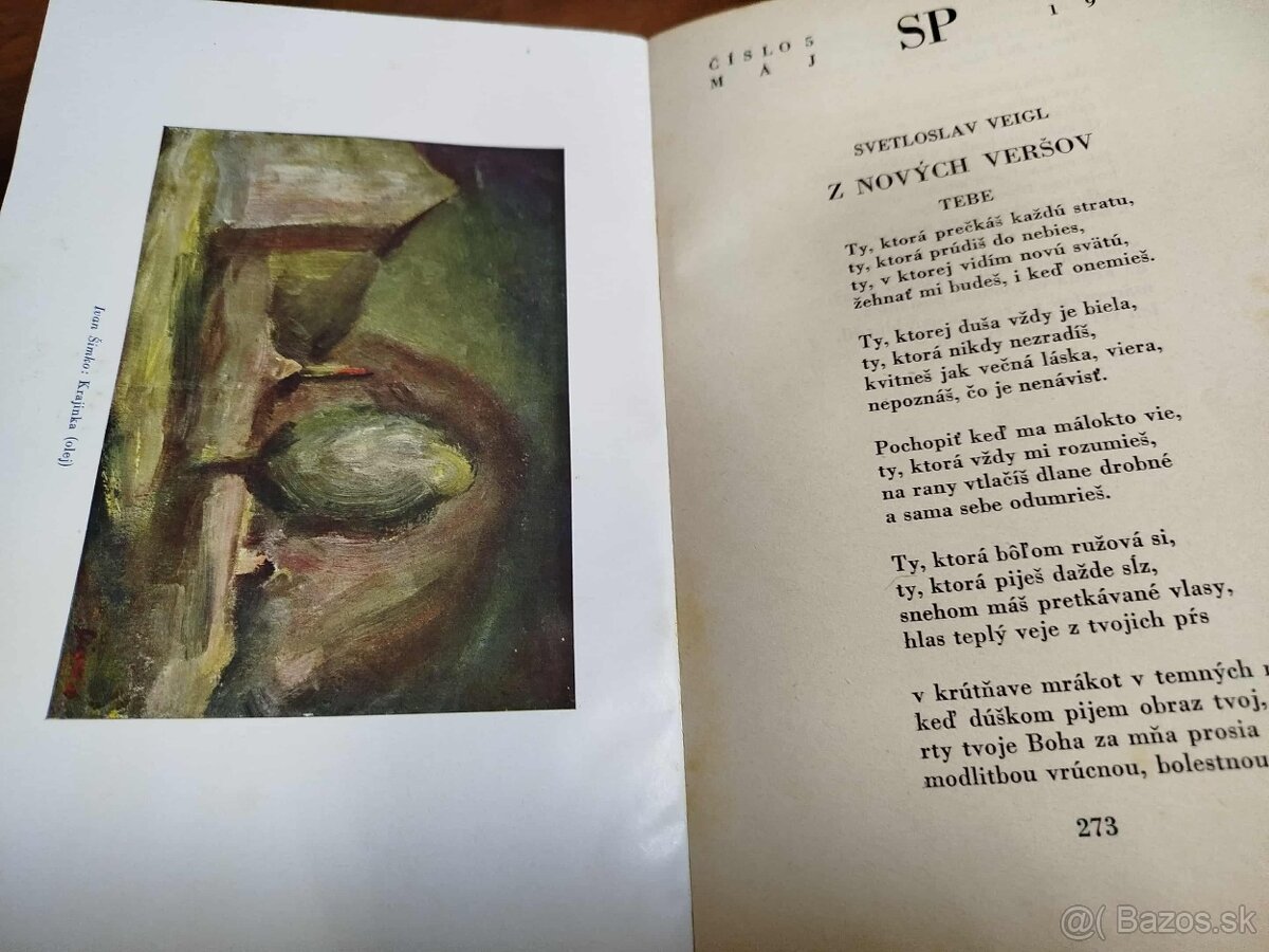 SLOVENSKÉ POHĽADY--1942--58.ročník 1. až 12.--redigoval DR.S - 13