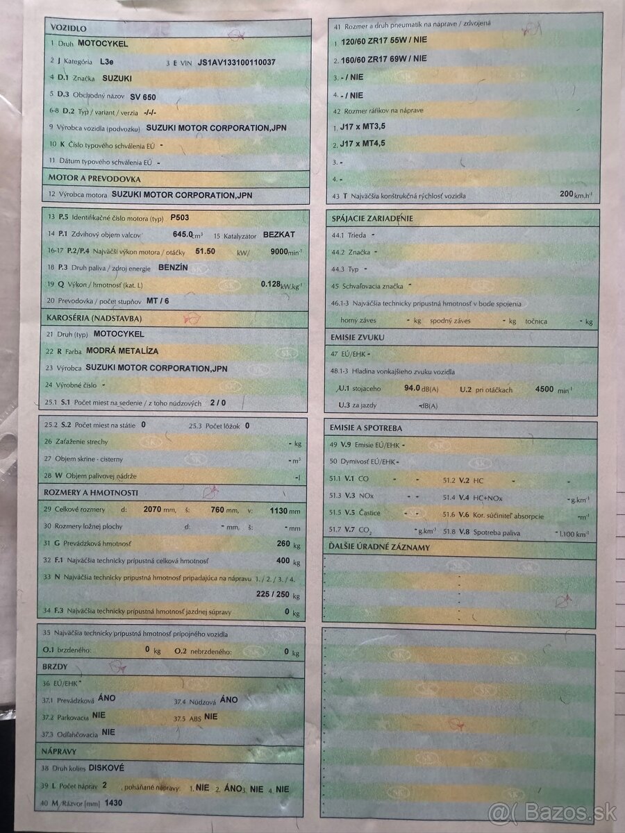 Predám Suzuki sv650 - 13