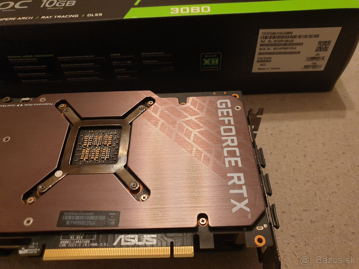 Asus RTX3080Ti, RTX3080 TUF Gaming OC - 13