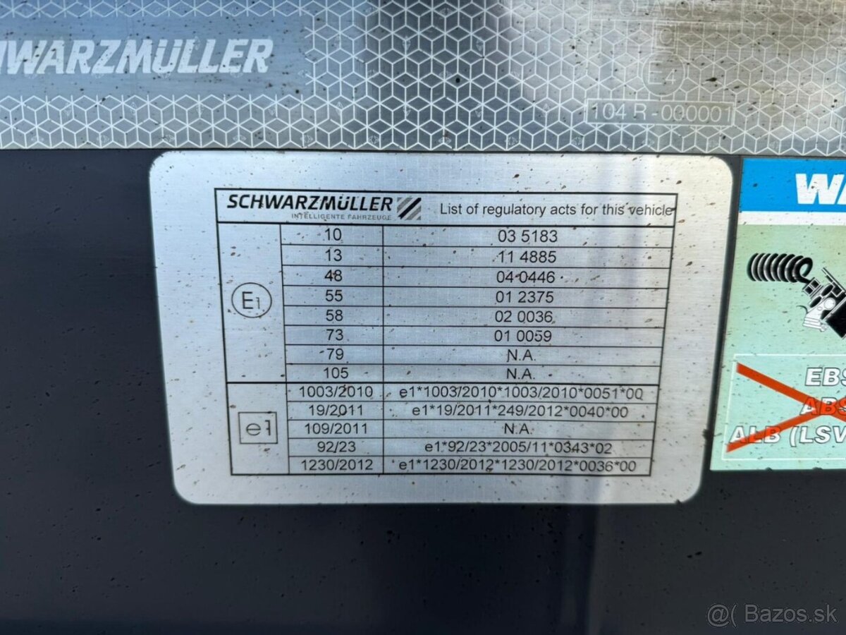 Schwarzmuller KIS -3/E ,ČR 2017/9486/ - 13