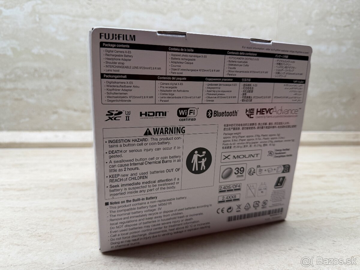 Fujifilm X-E5 + XF 23 mm WR strieborný, nový - 13