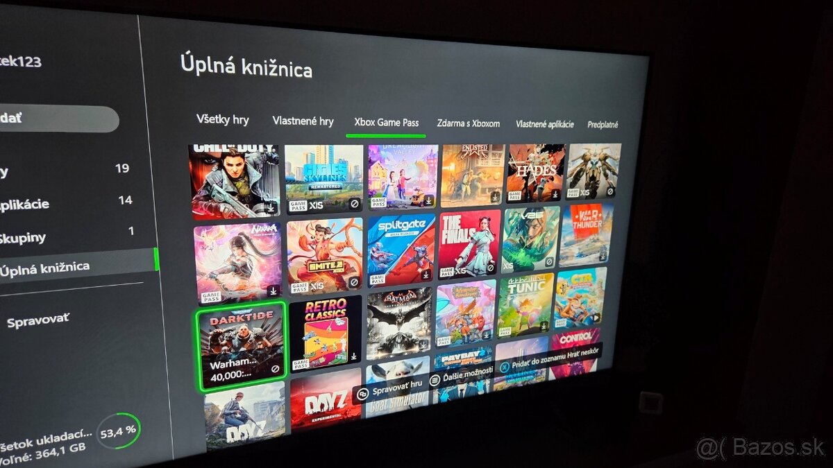 Xbox one S all digital + 130hier a 2 joypady - 13