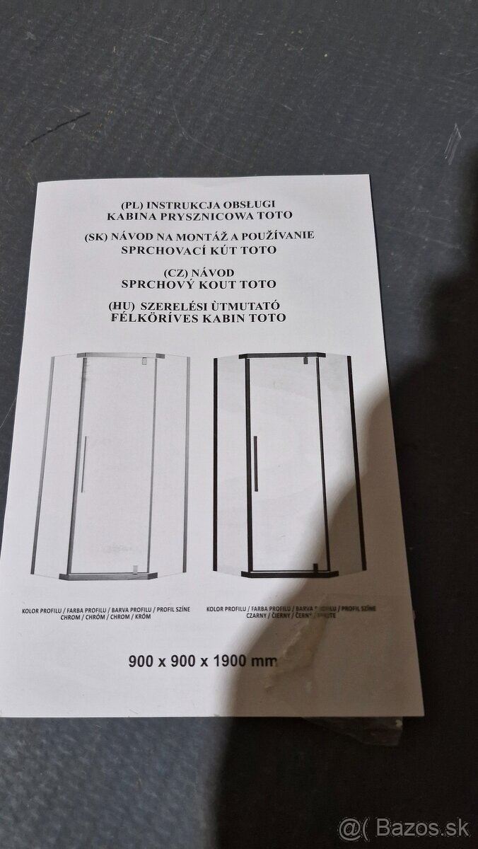 AKCIA - SPRCHOVÝ KÚT 90x90x190 - 13