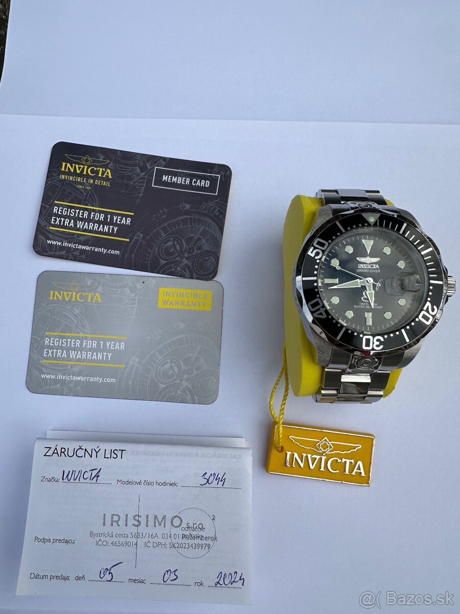 HODINKY INVICTA GRAND DIVER AUTOMATIC 3044 - 13