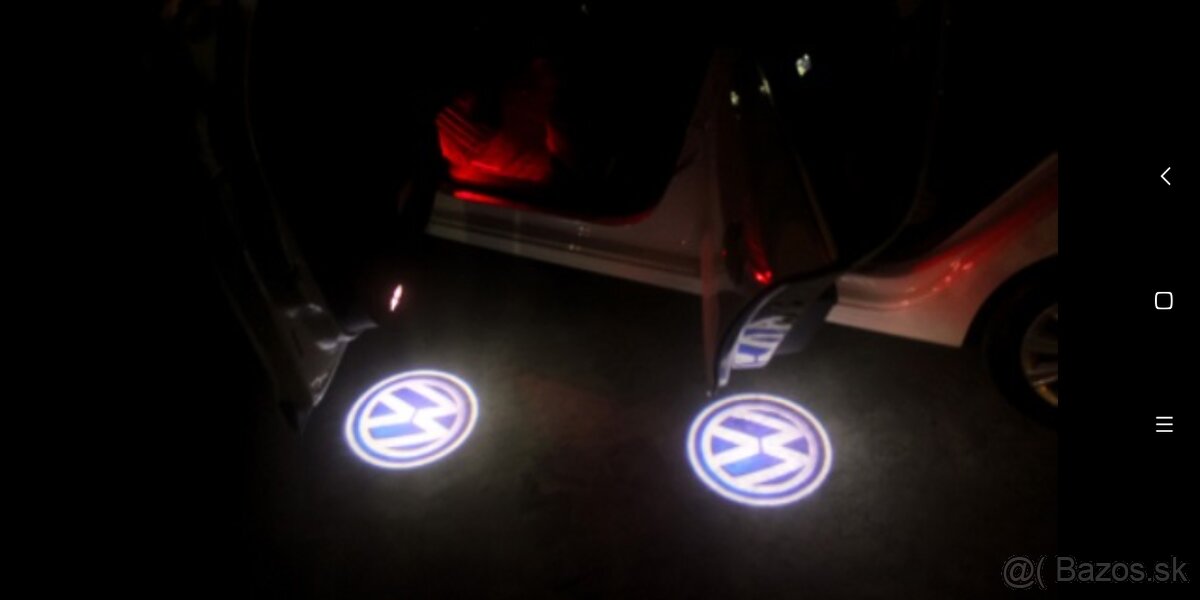 Predám VW, Skoda, Bmw, Audi led logo projektor - 13