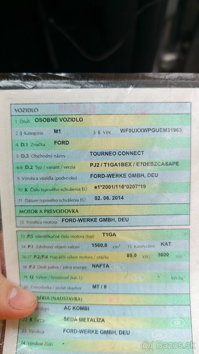 Ford Tourneo 7miestne diesel - 13