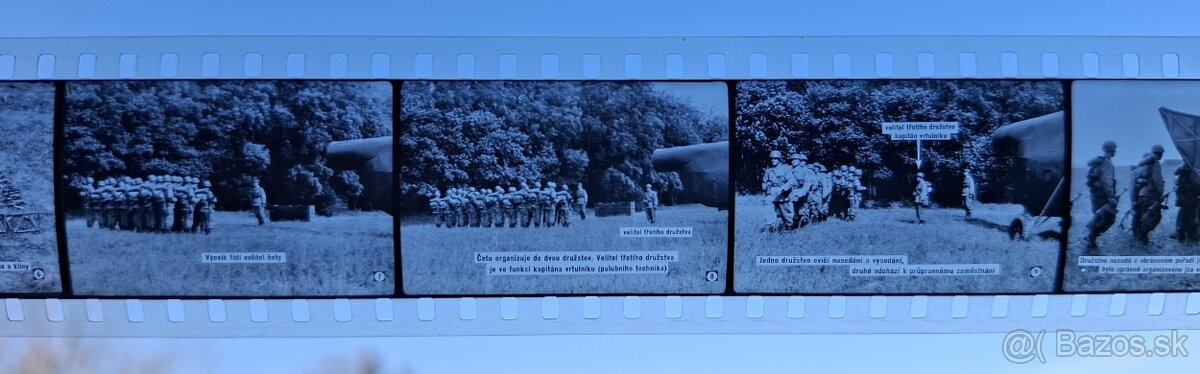 Vojenské výukové filmy ČSLA – výcvikové diafilmy (5 kusů) - 13