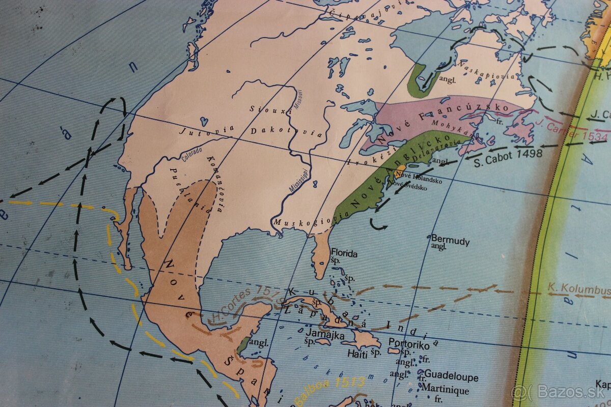 Mapa mapy 60 - 90 roky - 13