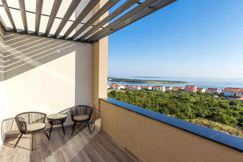 Chorvátsko-Luxusná vila s bazénom a výhľadom na more - 13