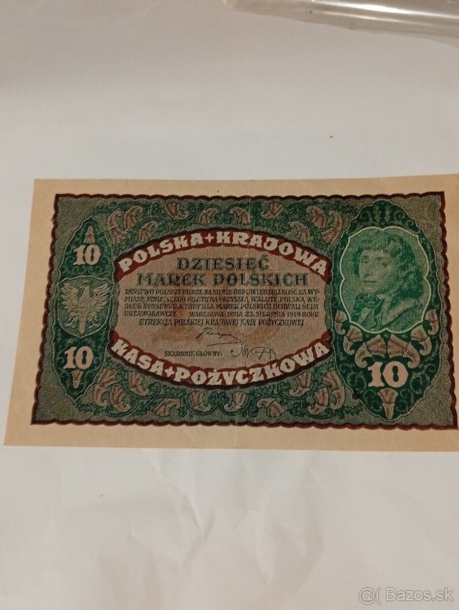 Predám vzacne Poľske Marky 1919 - 13