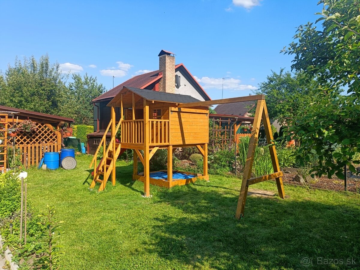 Detsky drevený domcek Junior s montážou a s dovozom - 13