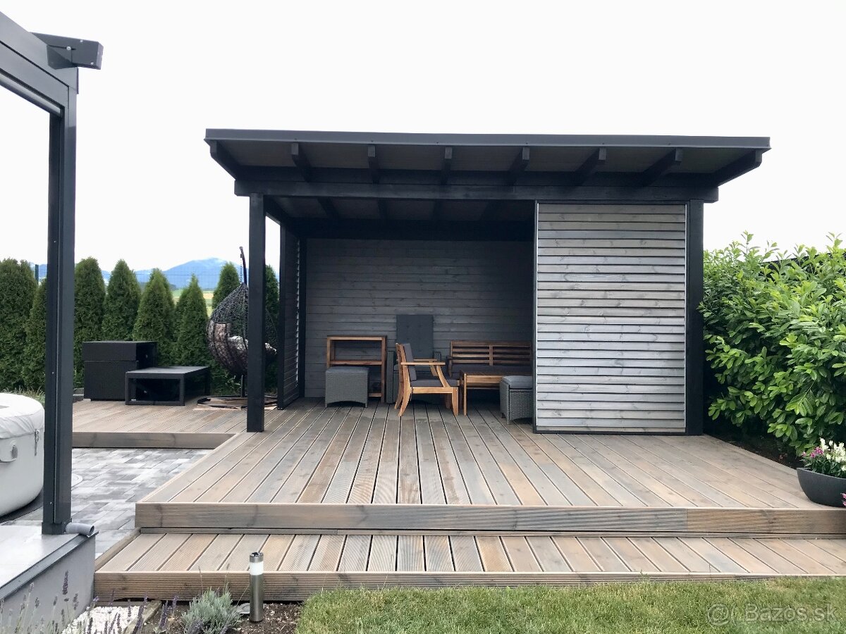 Pergoly Terasy Altánky Prístrešky Žaluzie - 13