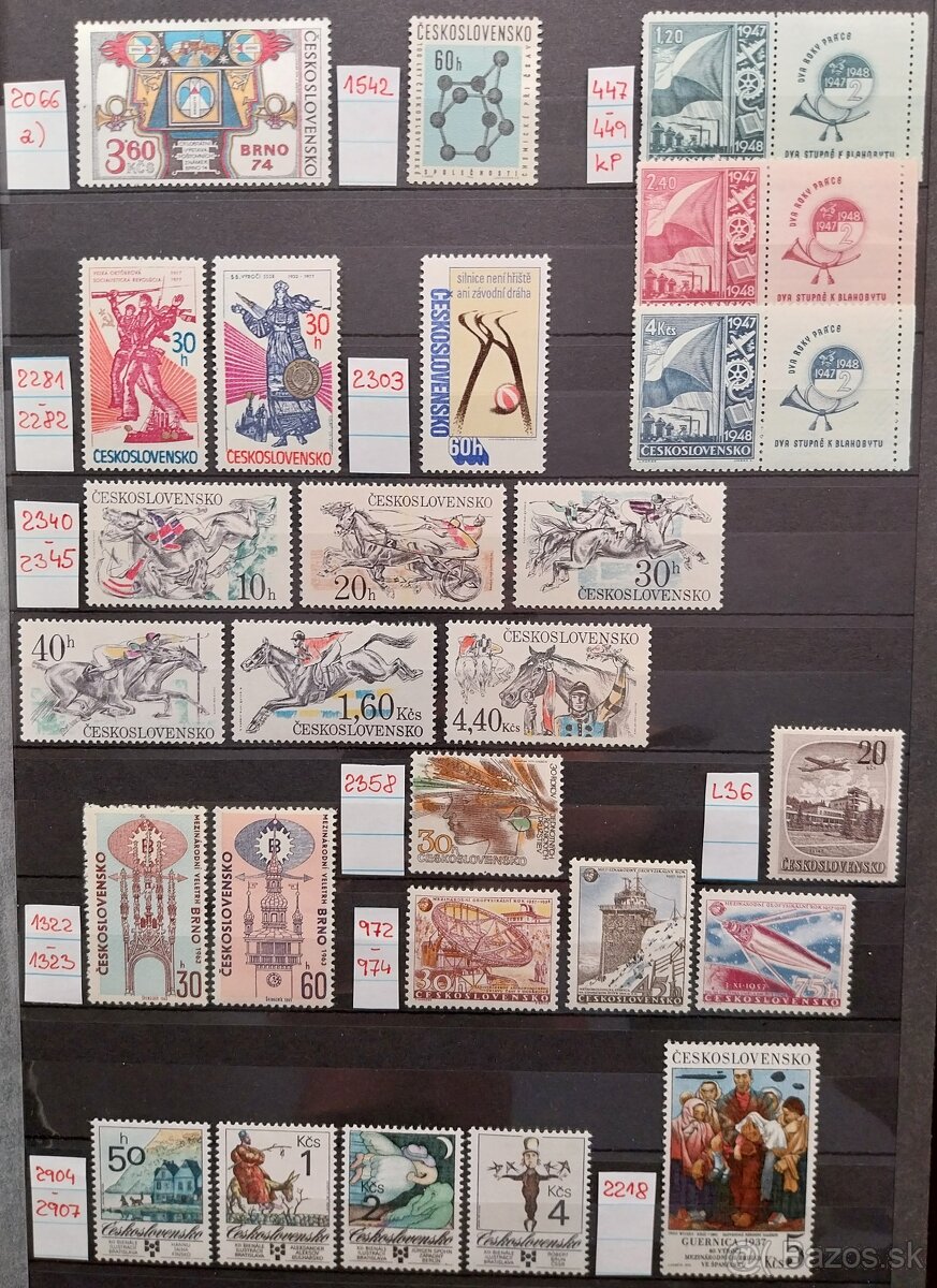 Známky ČESKOSLOVENSKO – 2 - 13