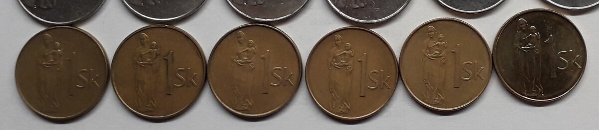 Mince - rôzne štáty - 121 kusov - 13