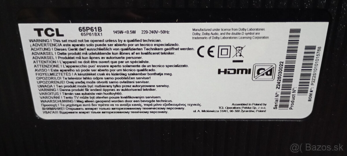 Televízory na diely - 13