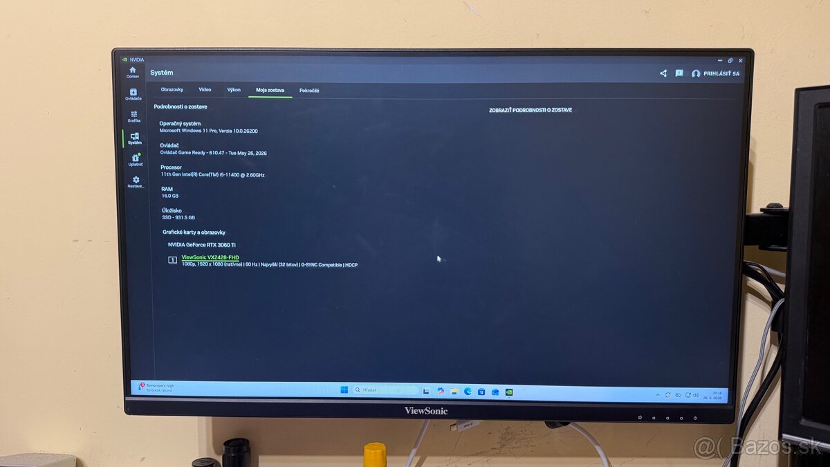 Herné PC i5 11gen a RTX 3060Ti - 13