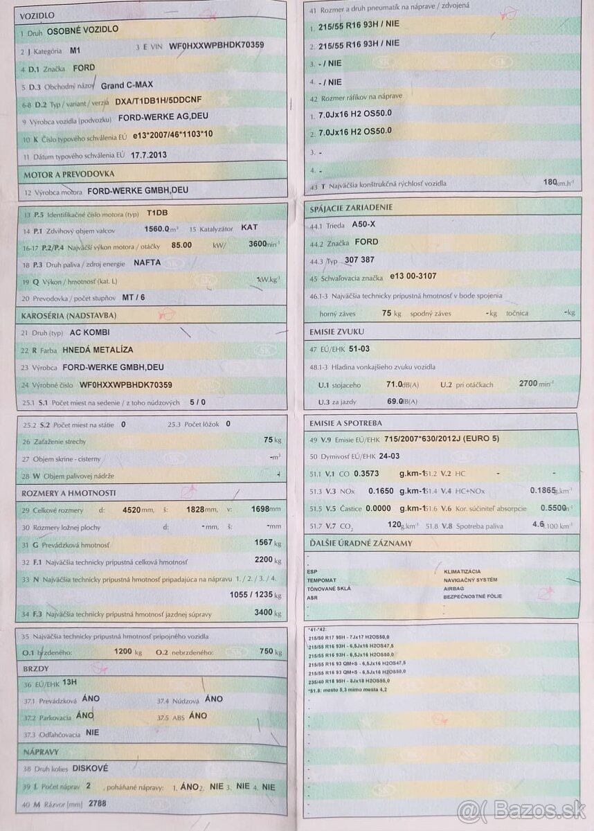 Predám Ford C-max - 13