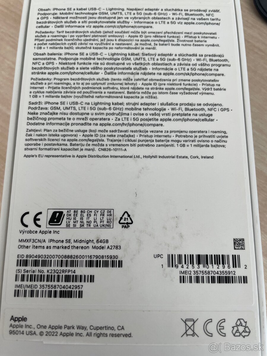 I-phone SE 64GB Midnight - 13