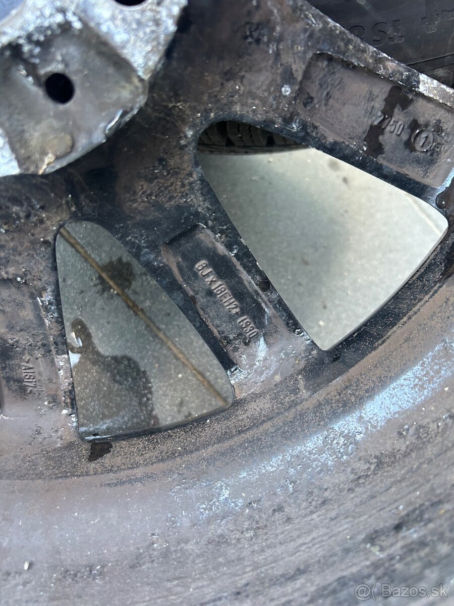 Originál BMW disky na zimných pneu 245/45 R18 Continental - 13