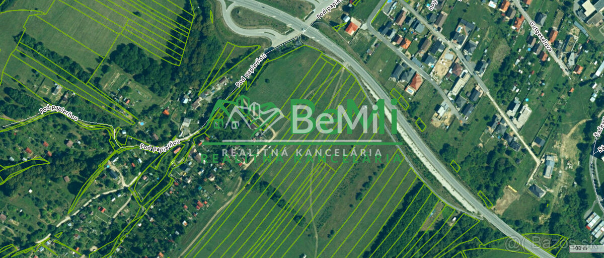 Na predaj rekreačný pozemok, so stavebným investičným potenc - 13