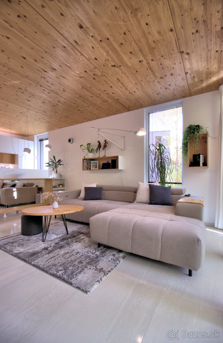 konferenčný stolík elipsa masív drevený škárovka - 13