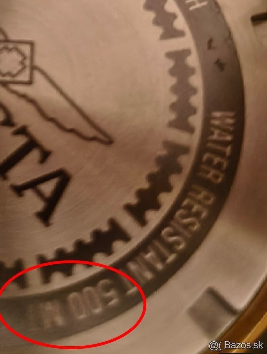 USA Hodinky, 500 m vodot., masívny dizajn - 13