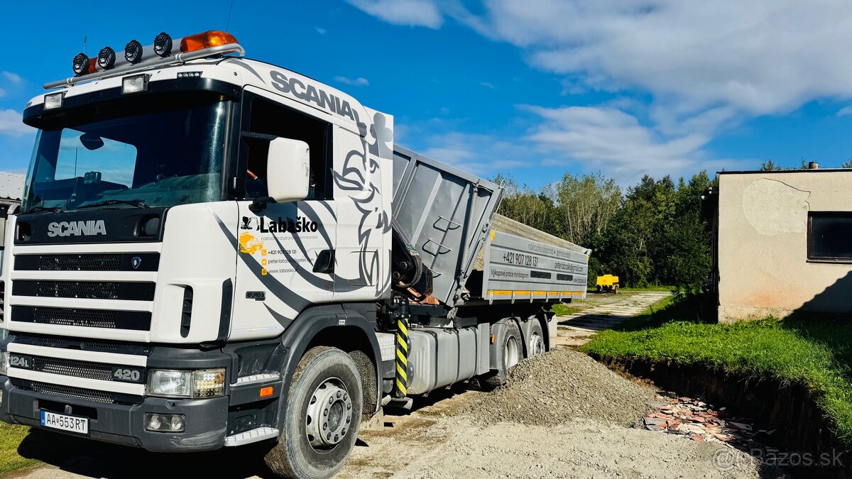 Nákladná doprava-hydraulická ruka-trojstranný sklápač - 13