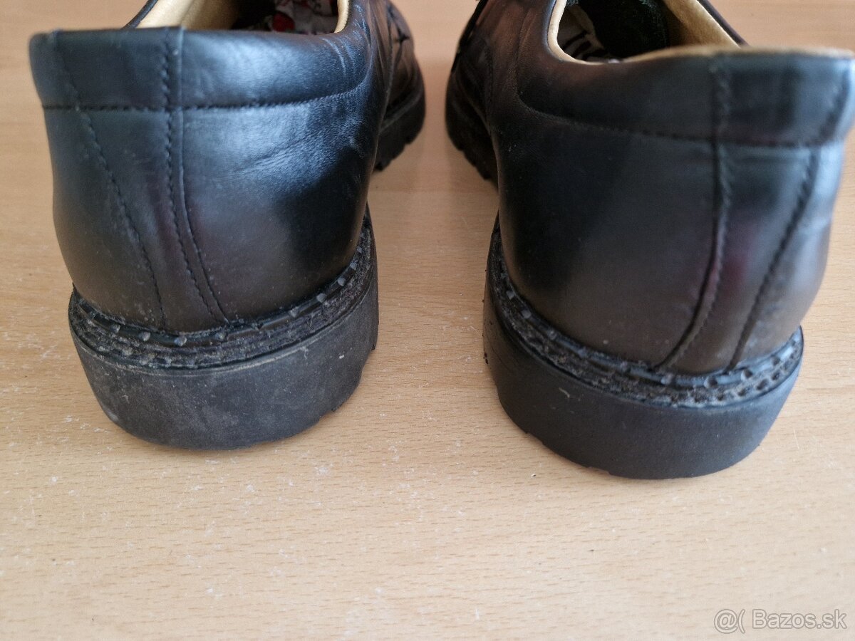 5 ks topánky pánske kožené, dĺžka 29 cm - 13