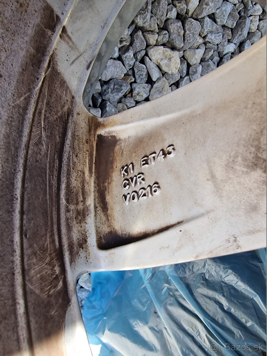 5x112 R16 orig. Volkswagen T-Roc + 205/60 R16 zimné sada - 13