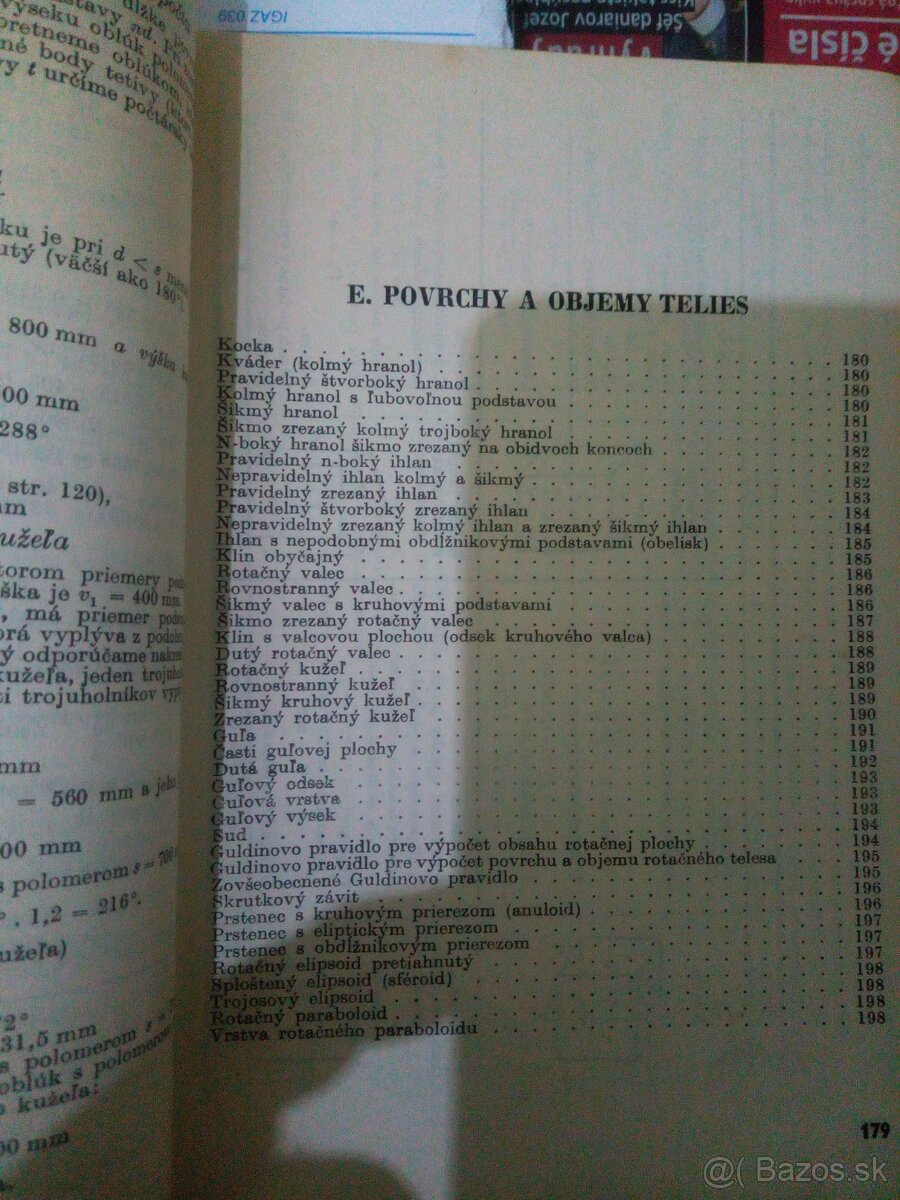 Technická príručka -tabulky r.1958 - 13
