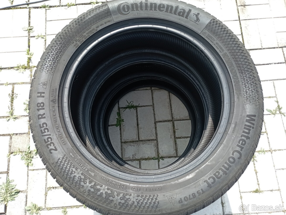 235/55/18 Continental zimné pneu 4ks - 13