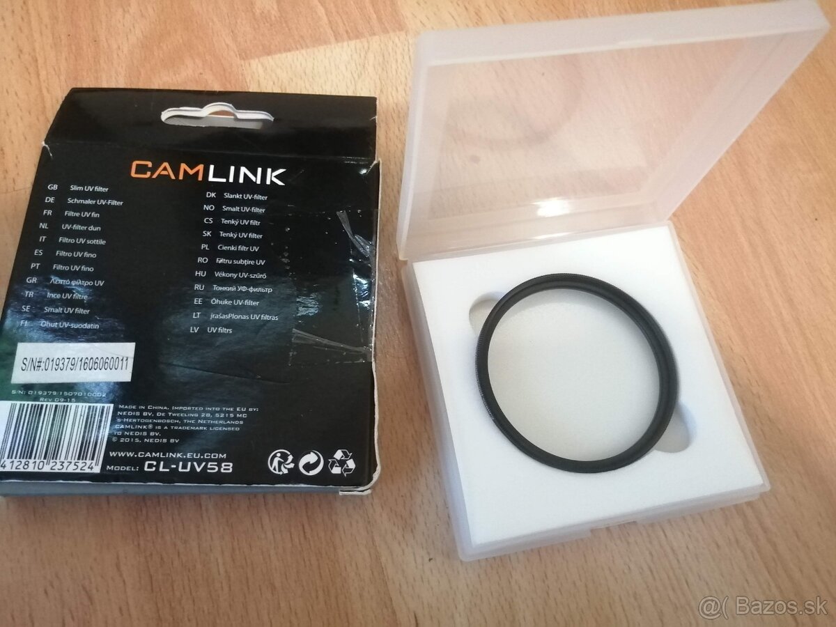 Nový UV filtr Camlink - 58 mm, Objektivy Tamron... - 13
