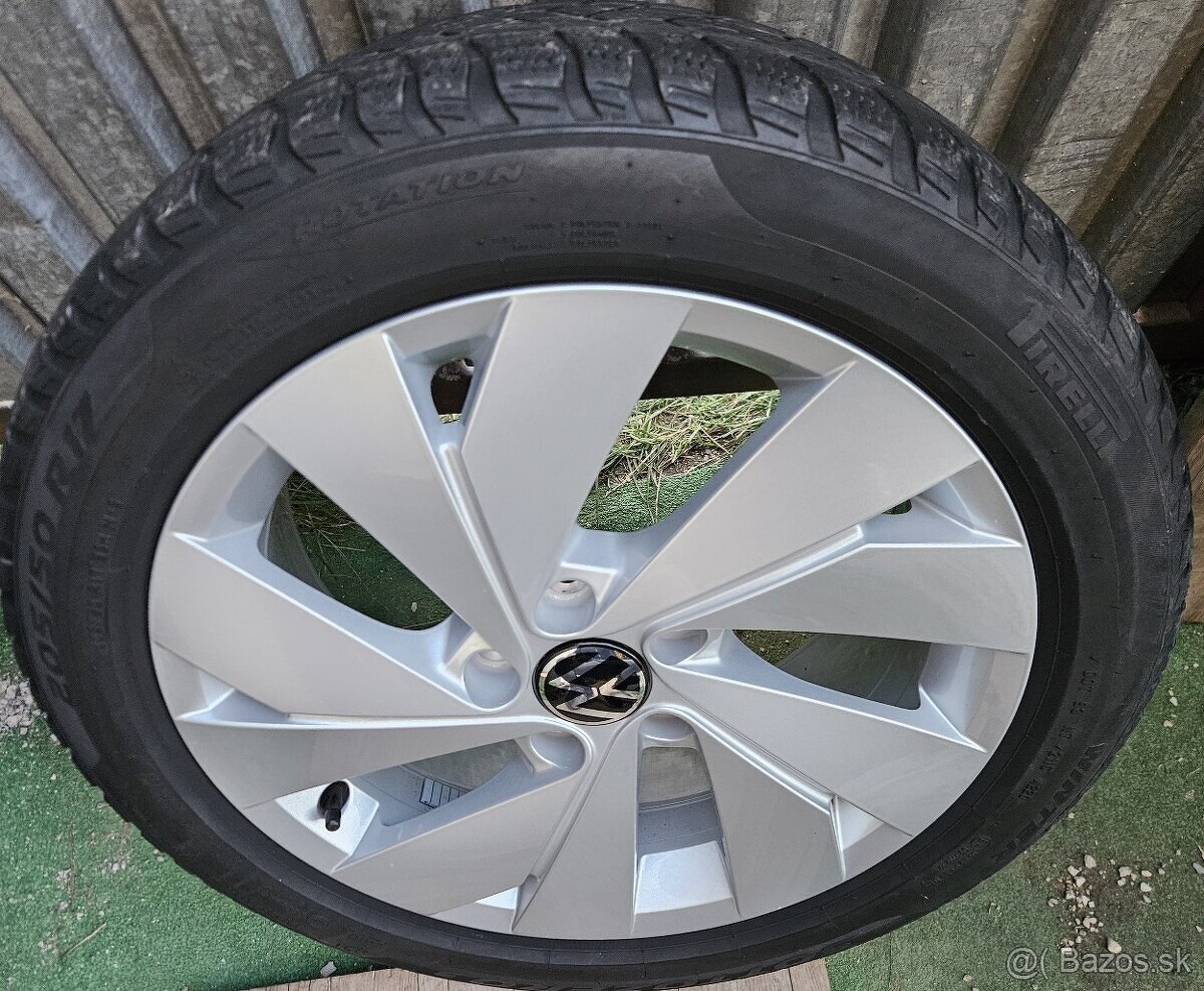 Zimná sada originál VW - 5x112 r17 + Pirelli 205/50 r17 93H - 13